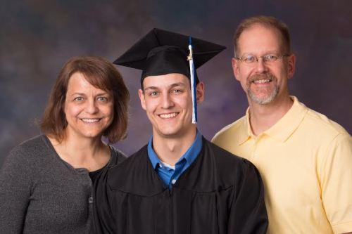 Bryce with Kim and Dana I